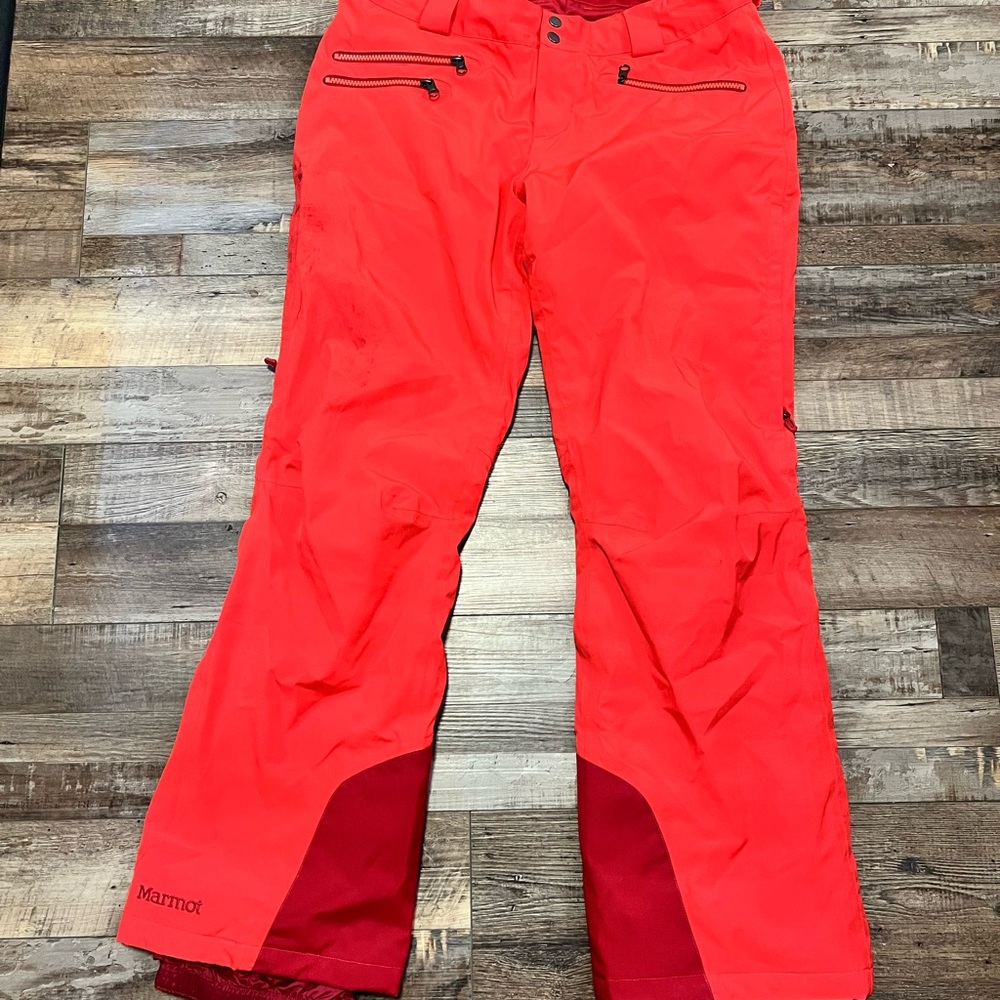Marmot Men's Bright Red Snow Pants
